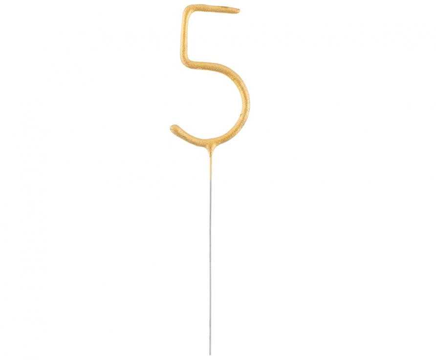 GoDan Auksinis numeris 5 šalta ugnis CS1921S-5