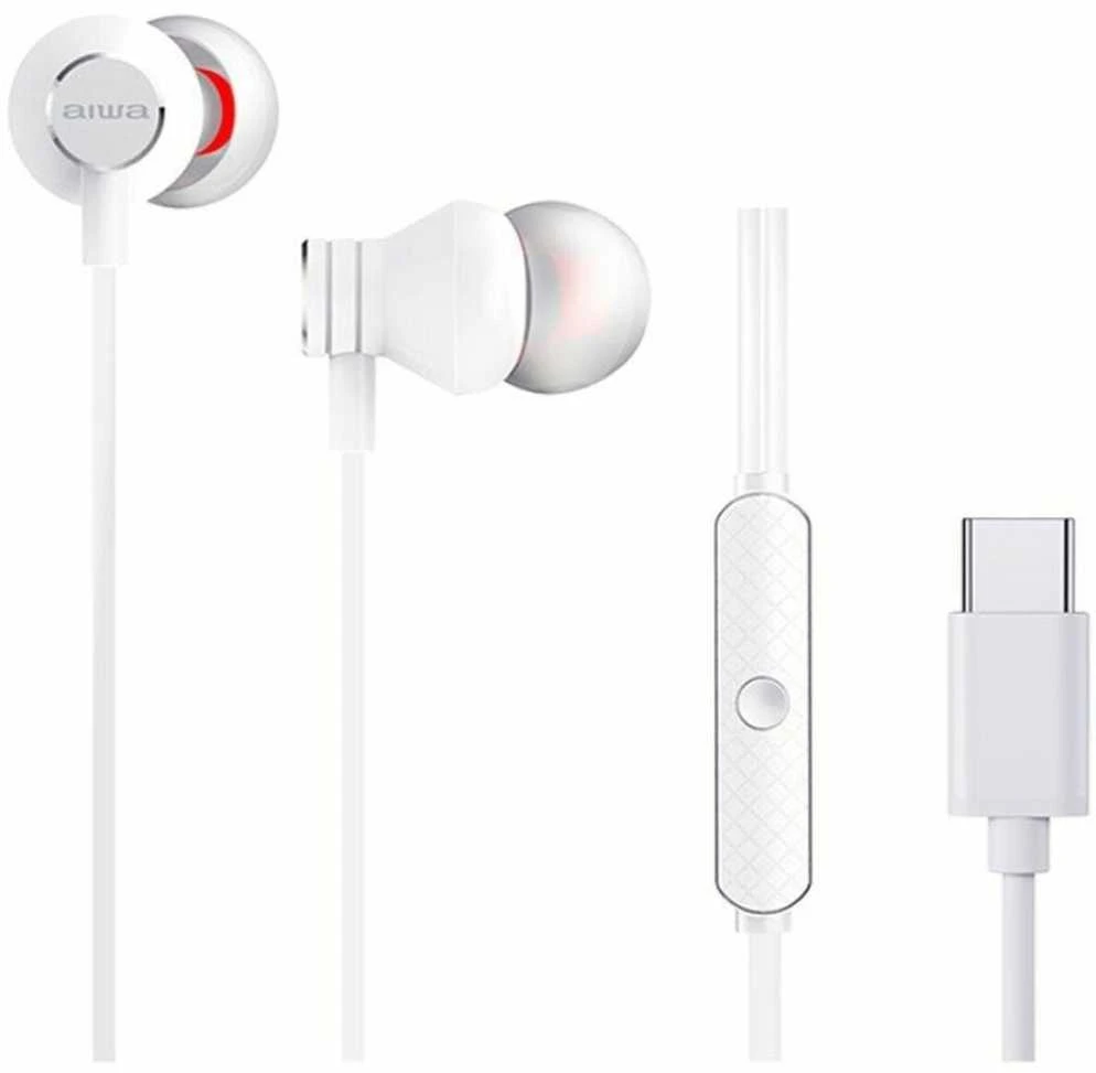 AUSINĖS USB-C ESTM-50 AIWA BALTOS