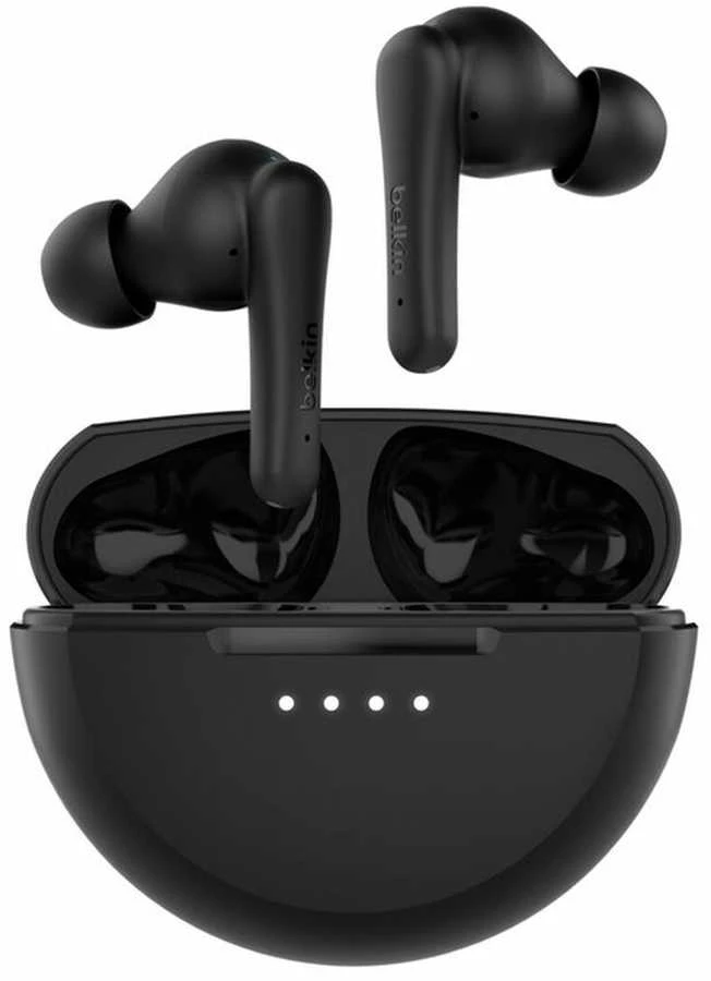 Belkin SoundForm Rhythm ausinės su įkrovimo dėklu
