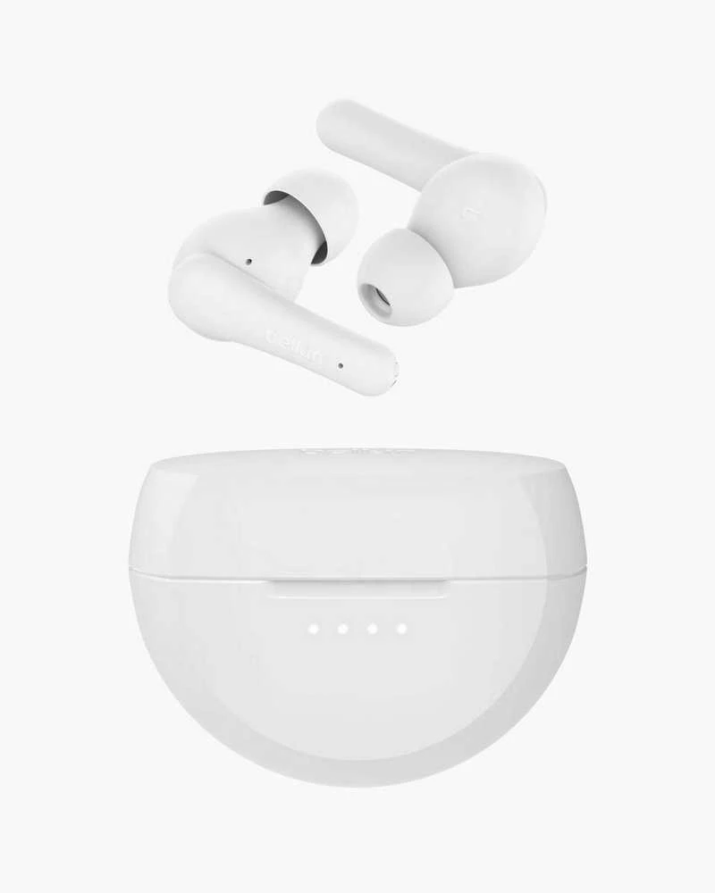 Belkin SoundForm Rhythm Ausinės Belaidės į ausis įkišamos Calls/Music Micro-USB Bluetooth Baltas