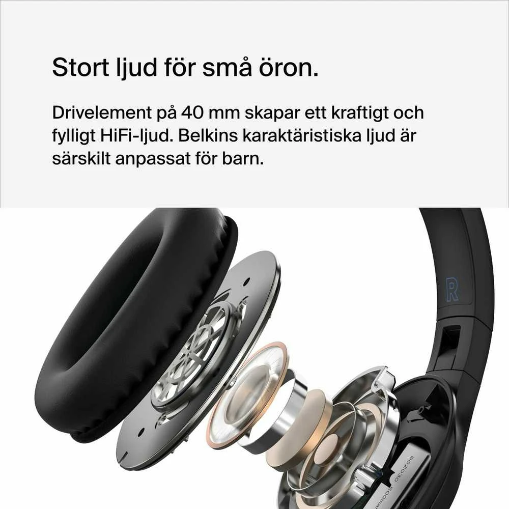 Belaidės Ausinės - Belkin Soundform Inspire, Juodos