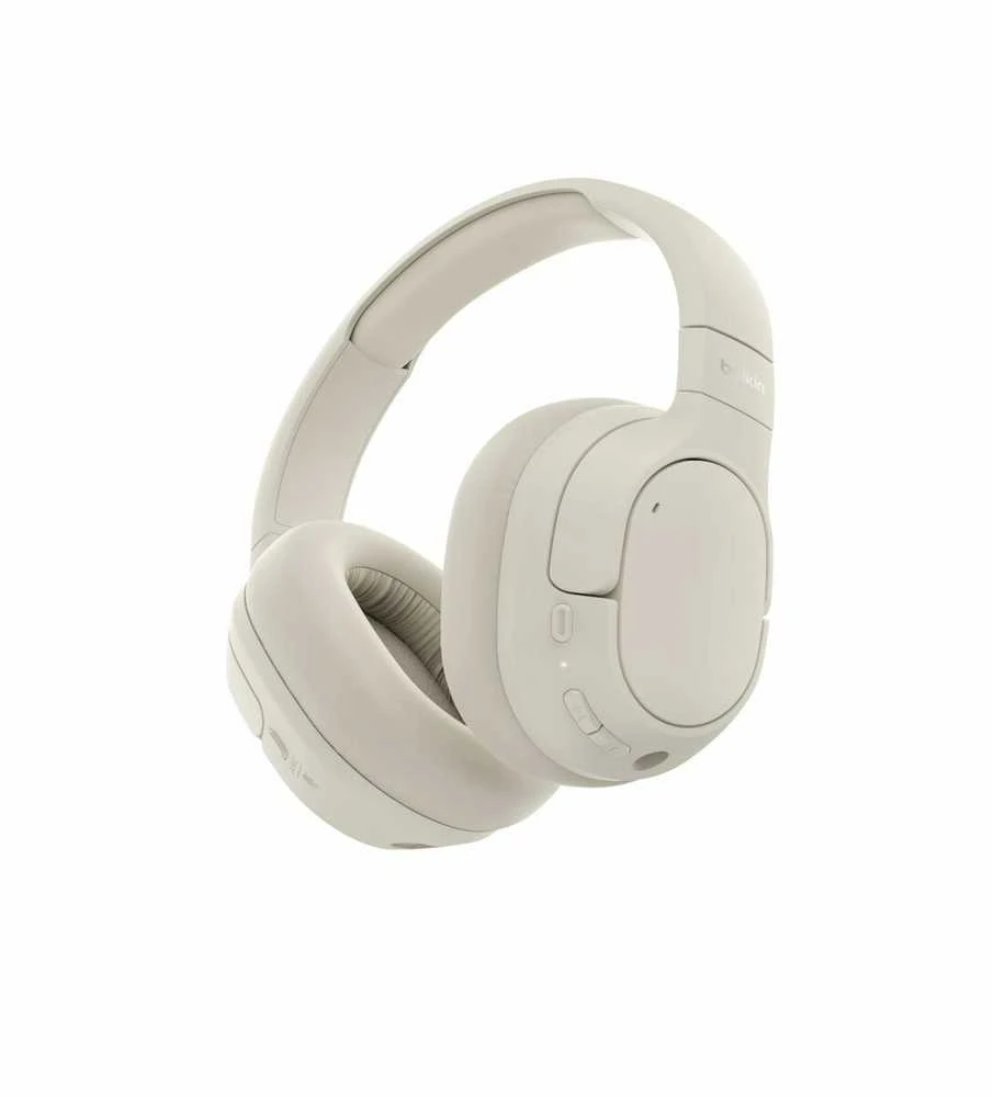 Ausinės Belkin Soundform Isolate OverEar belaidės Smėlio spalvos (AUD008HQSA)