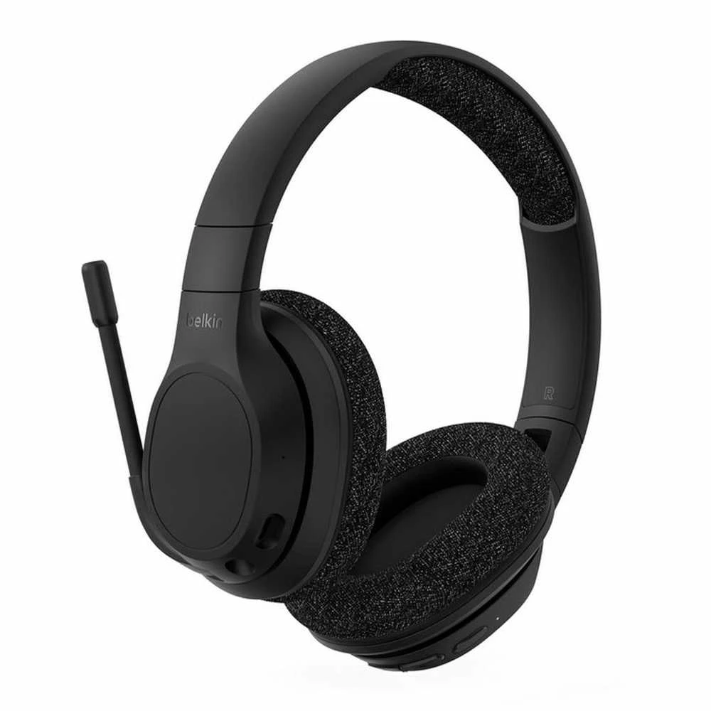 Belkin SoundForm Adapt Ausinės su laidu & Belaidės su lankeliu ant galvos Calls/Music USB Type-C Bluetooth Juodas