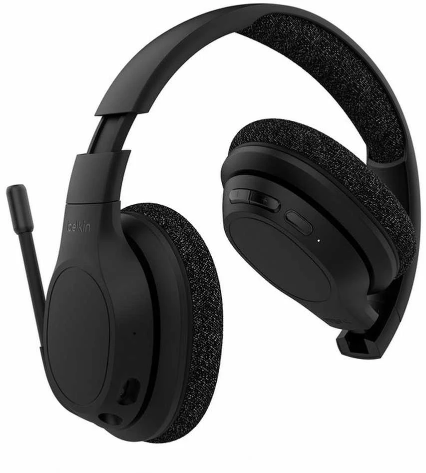 Belkin SoundForm Adapt Ausinės su laidu & Belaidės su lankeliu ant galvos Calls/Music USB Type-C Bluetooth Juodas