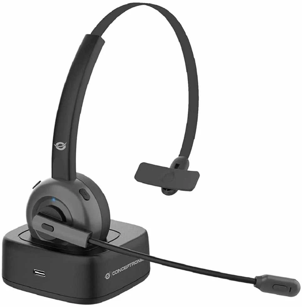Conceptronic biuro ausinės su įkrovimo stotele