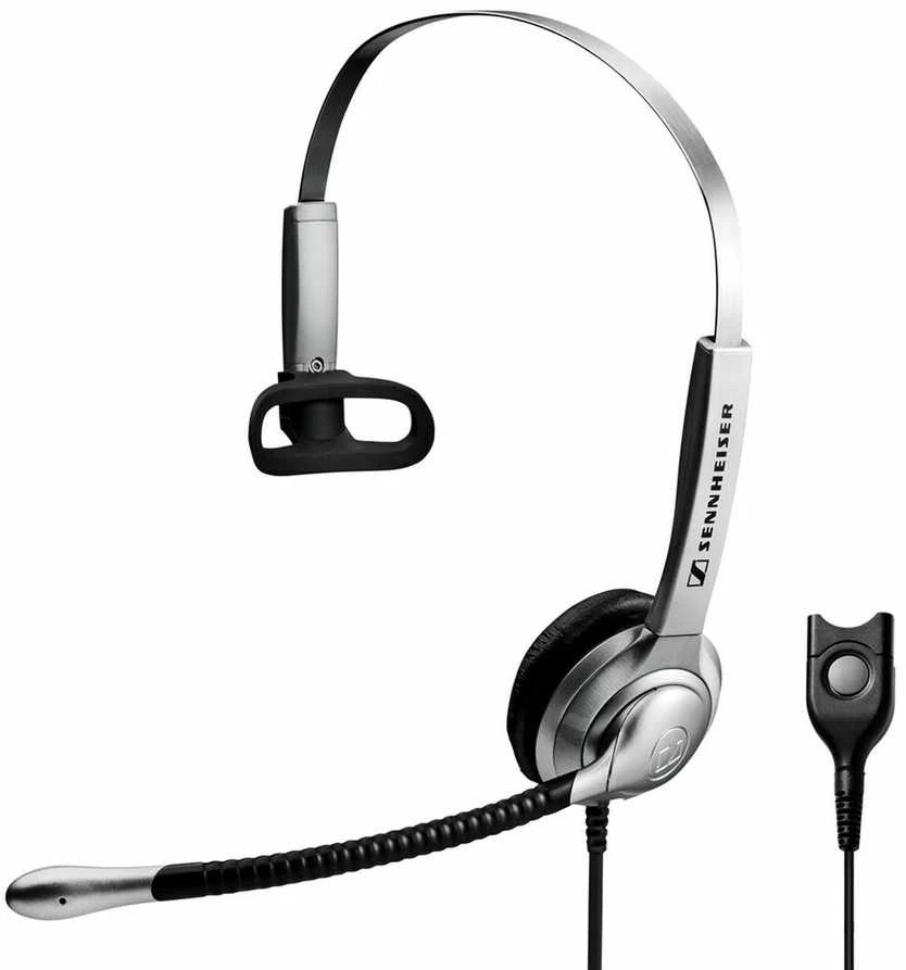 Epos Sennheiser SH 335 Ausinės su laidu su lankeliu ant galvos Calls/Music Juodas, Sidabrinis