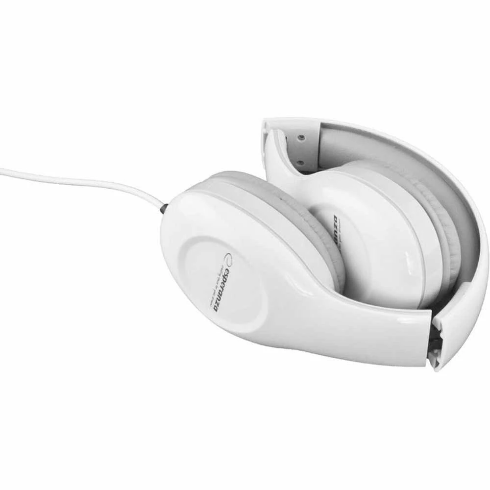 Audio ausinės Esperanza EH138W, 3m, Baltos