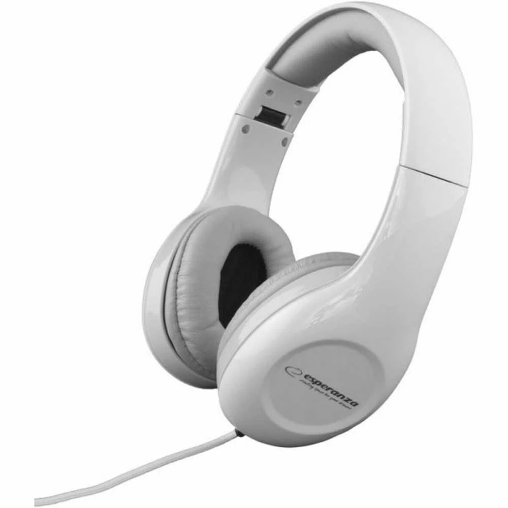 Audio ausinės Esperanza EH138W, 3m, Baltos