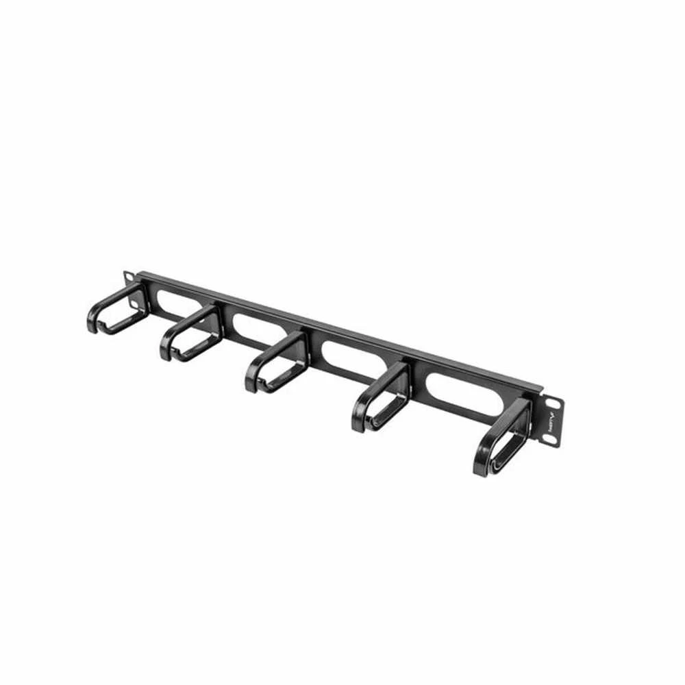 LANBERG 19 colių kabelių valdymas AK-1205-B skydelis 5 žiedų tipas B 1U juodas