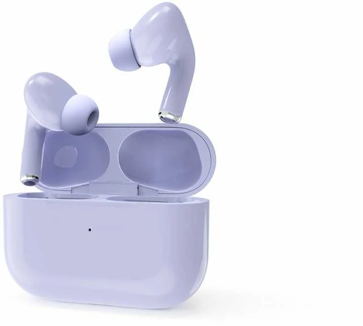 Gembird TWS-03-P violetinės belaidės ausinės su dėklu
