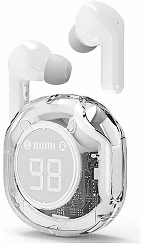 Įstatomos į ausis (į ausis įkišamos tipo) ausinės Gembird TWST-01-W su mikrofonu balta