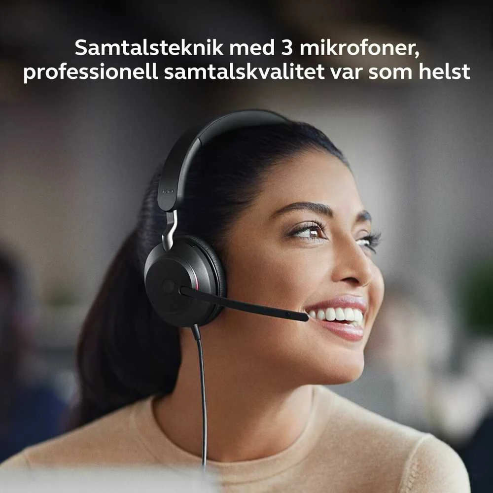 Ausinės JABRA EVOLVE2 40 SE USB C/A UC - STEREO