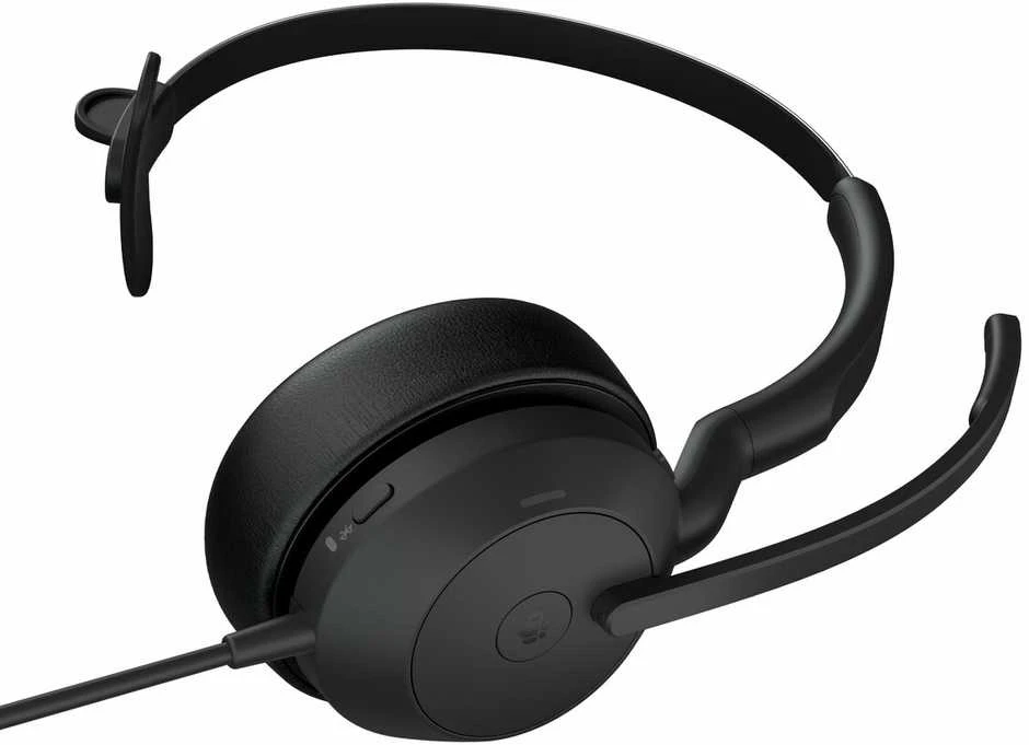 Ausinės Jabra Evolve2 50 Laisvų rankų įranga Vielinis Su lankeliu Biuras / skambučių centras Bluetooth