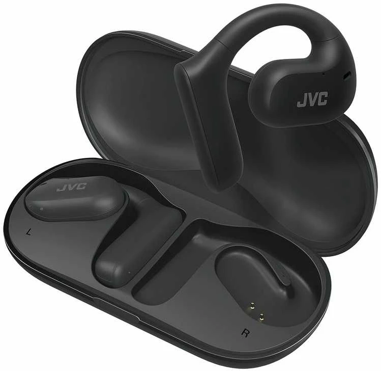 JVC, HA-NP35T-BU, juodos sp. dinaminės ausinės