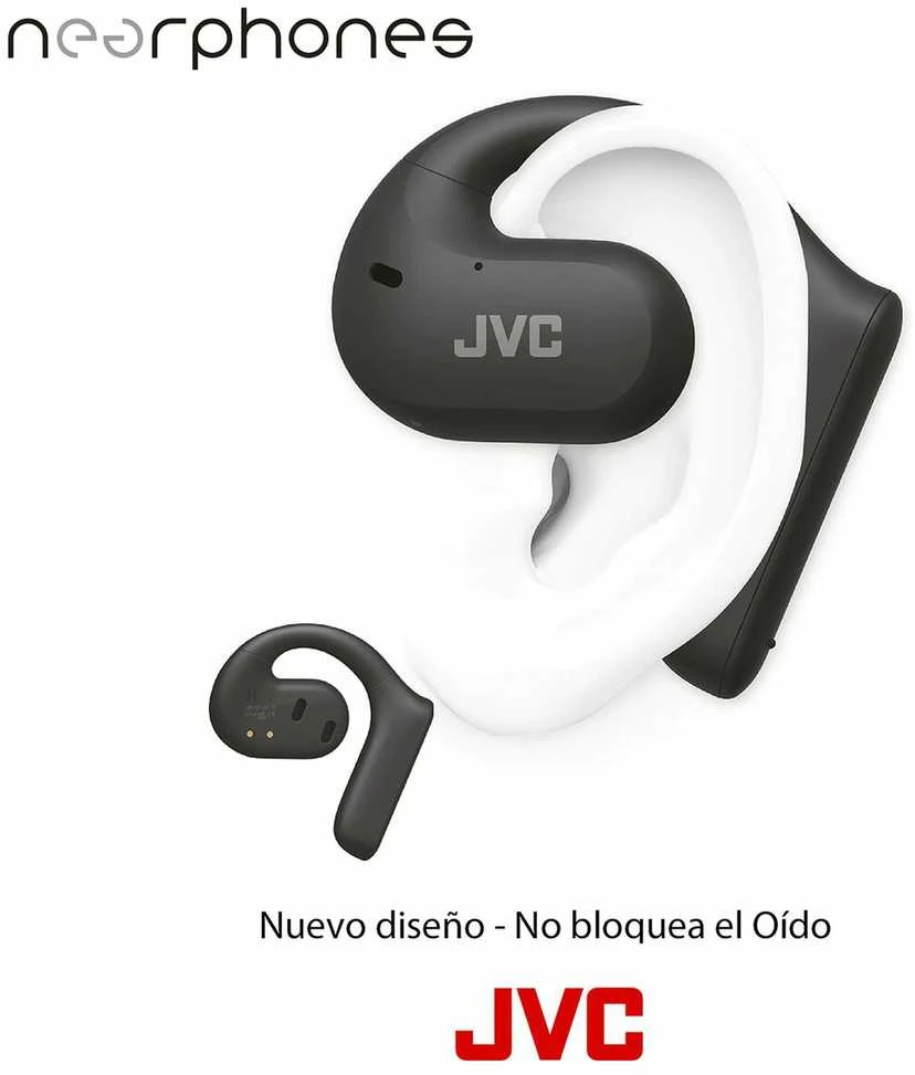 JVC, HA-NP35T-BU, juodos sp. dinaminės ausinės