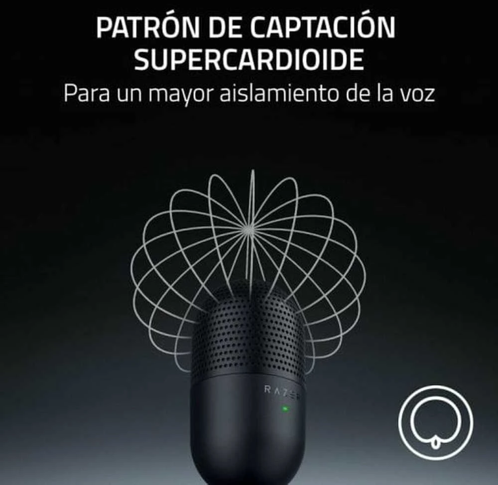 Razer | Srautinio perdavimo mikrofonas | Seiren V3 Mini | Kvarcas