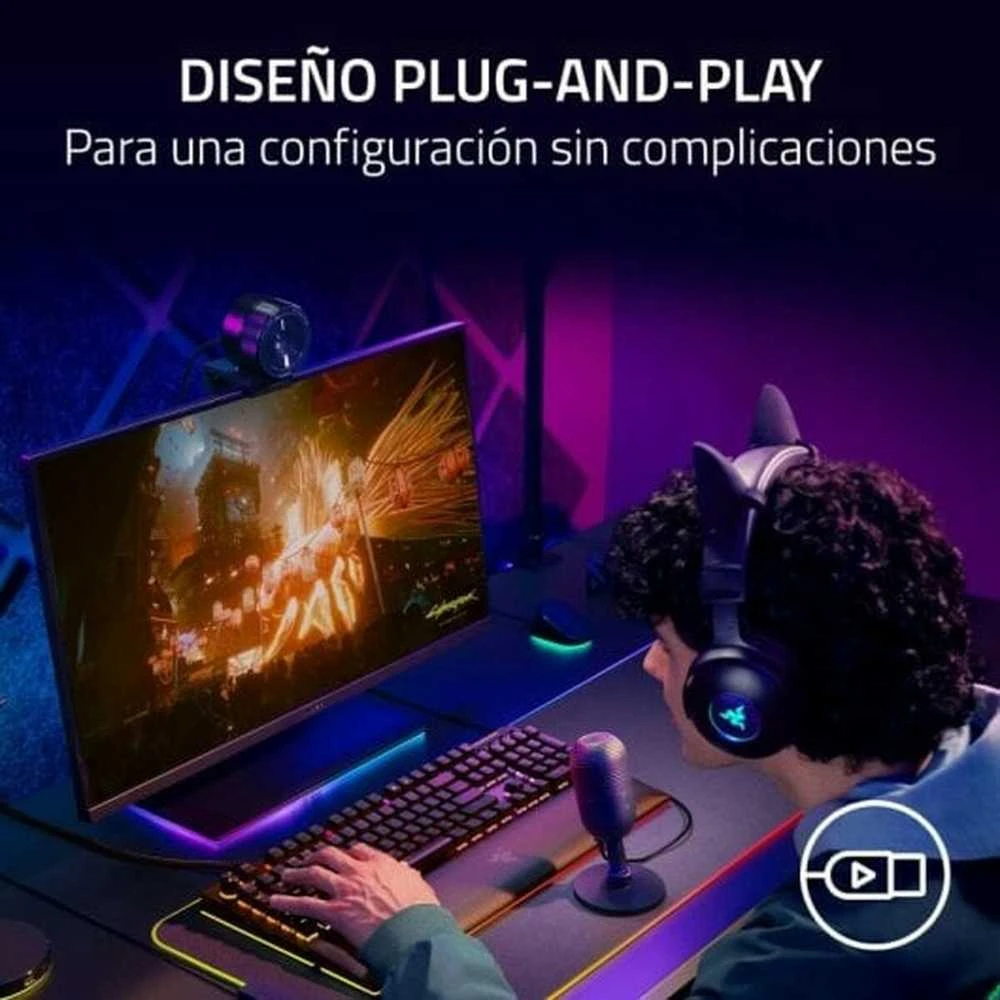 Razer | Streaming Microphone | Seiren V3 Mini | Juodas