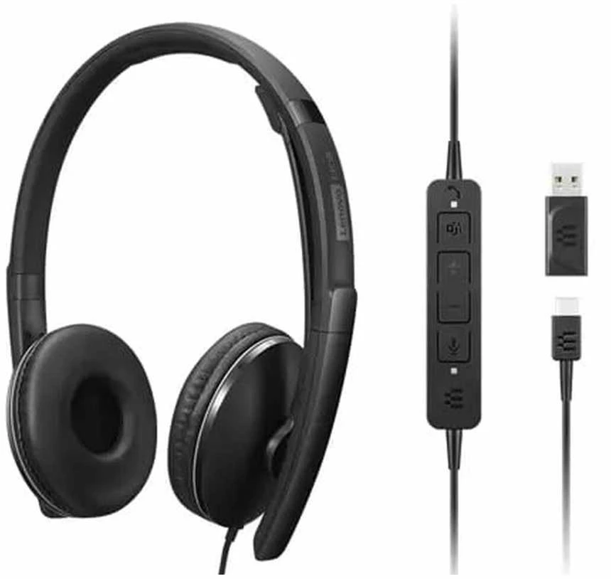 Ausinės Lenovo Wired ANC Headset Gen 2 (Teams) | 4XD1M45627 | su laidu | juodos