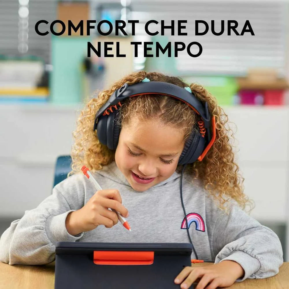 Logitech ZONE LEARN - CLASSIC Mėlynas - WW-9006 APATINKAMI AUSINĖS USB-C