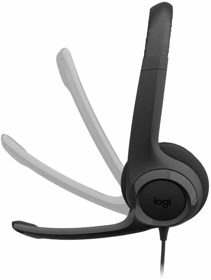 Logitech H390 Laidinės ausinės, USB-C, Juoda