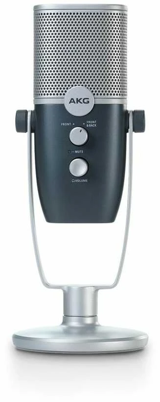 AKG Ara - professional USB condenser microphone, mėlynas-sidabrinis