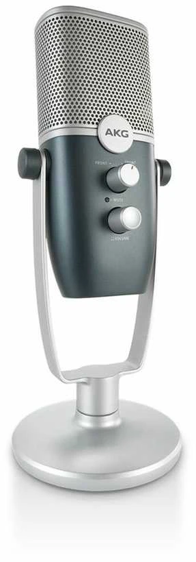 AKG Ara - professional USB condenser microphone, mėlynas-sidabrinis