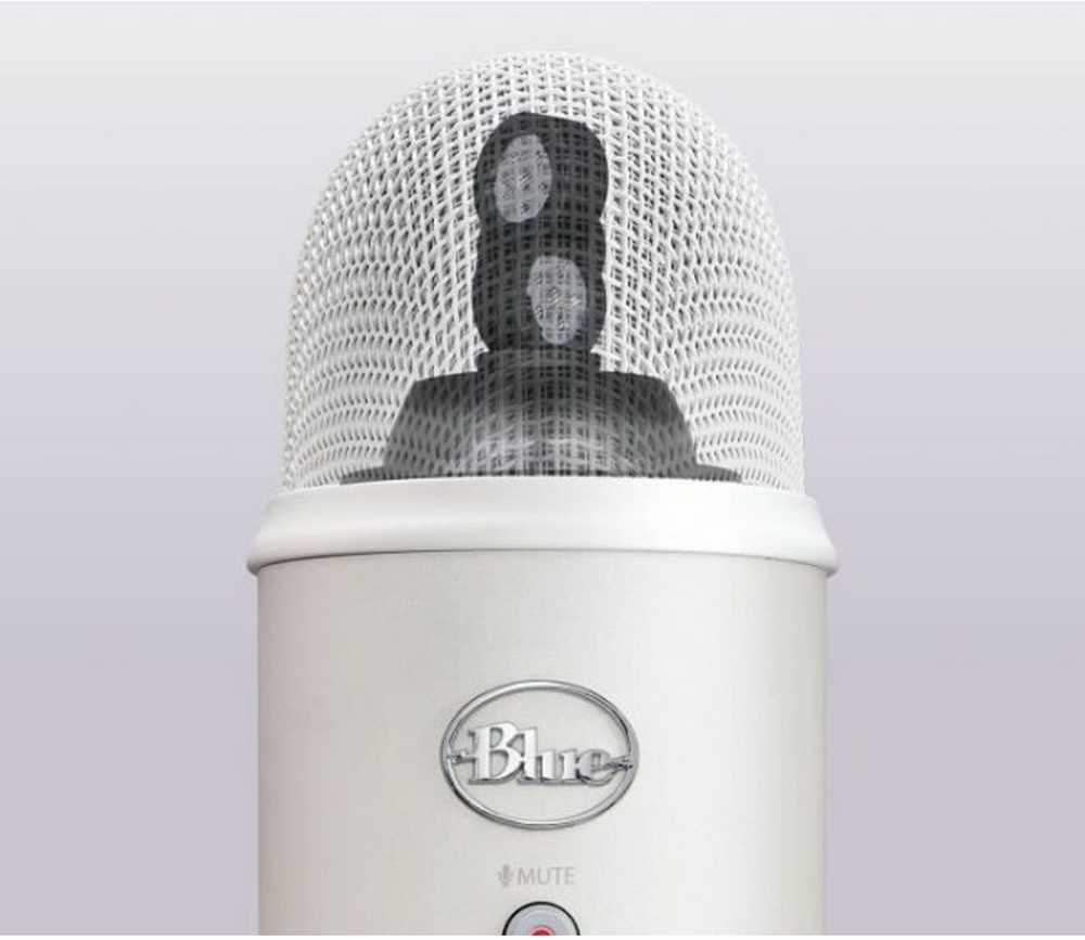 Blue Logitech G Mėlyna Yeti (Sidabrinis) kondensatorinis mikrofonas