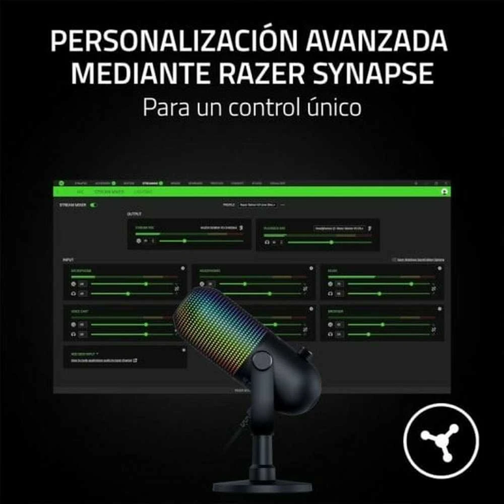 Razer | Srautinio perdavimo mikrofonas | Seiren V3 | Chroma | Laidinis