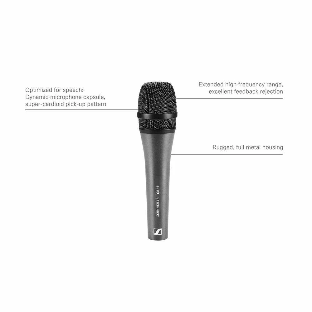 SENNHEISER E 845, DYNAAMINEN MIKROFONI SUPERCARDIO