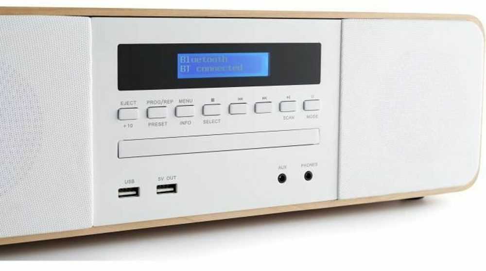 Thomson MIC201IBT Kompaktanlage Qi/BT baltas
