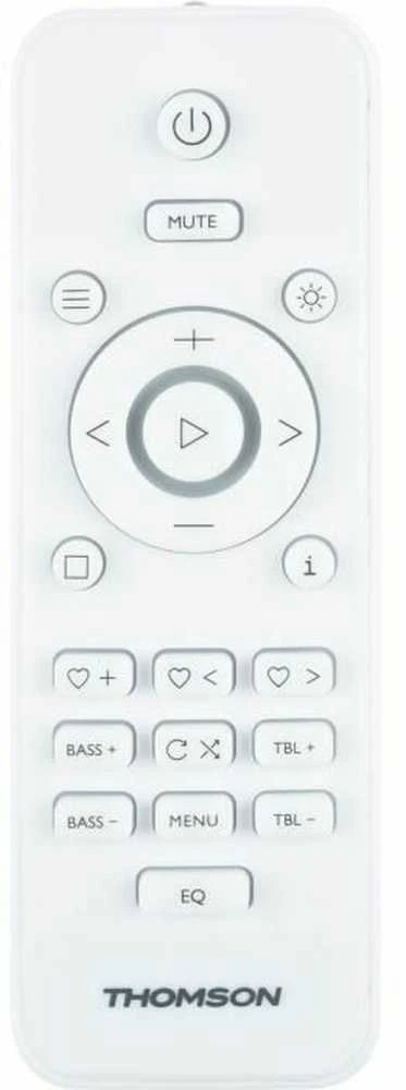 Muzikinis centras Thomson MIC301IDABBT - Mikrofonų sistema su CD/MP3/USB/FM/DAB+ ir „Bluetooth“ - balta