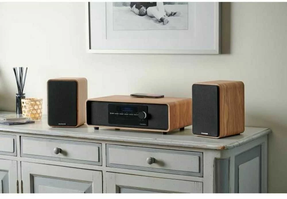 Muzikinis centras Thomson Thomson Mini Tower COZY Bluetooth CD radijas DAB radijas 60W