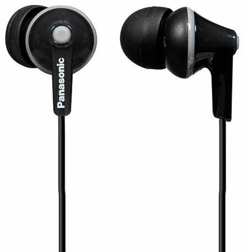 Įstatomos į ausis Ausinės Panasonic  RP-HJE125E-K, Juodos