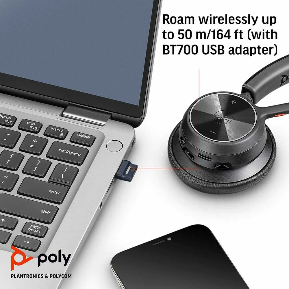 Ausinės Poly VOYAGER 4310 UC V4310-M C USB-A - CS WW