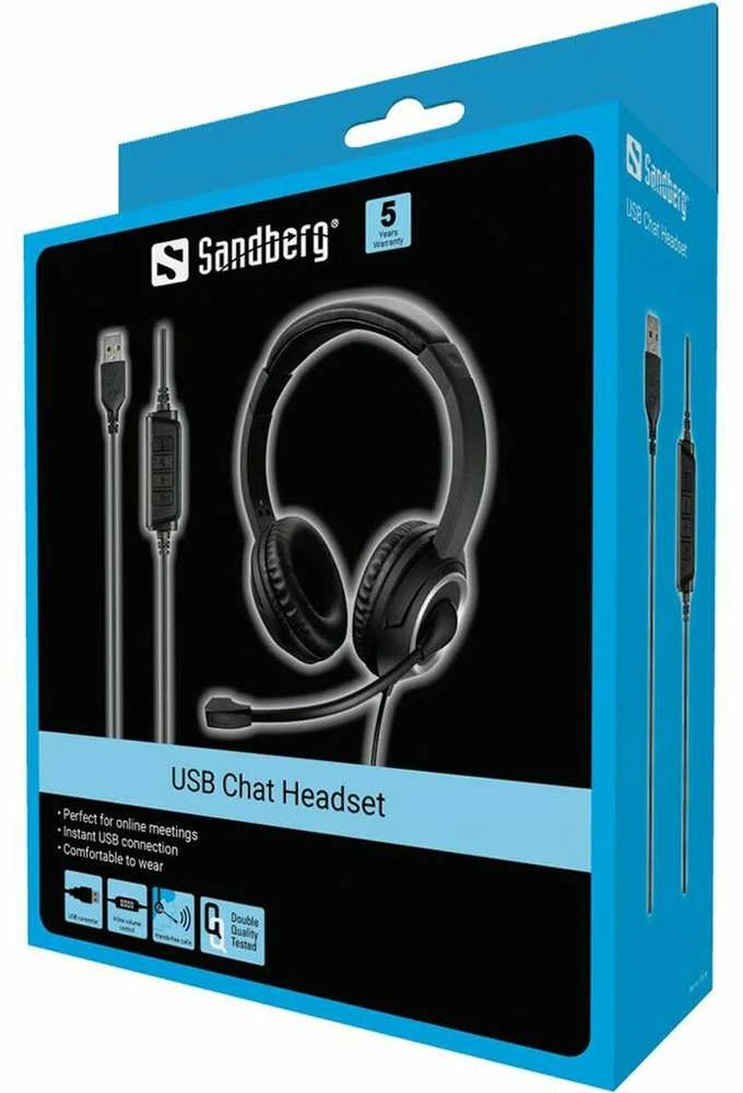 Sandberg USB Chat Ausinės