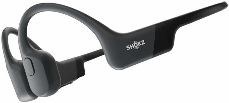 Ausinės Shokz Open Run, USB-C jungtis, Juodos spalvos