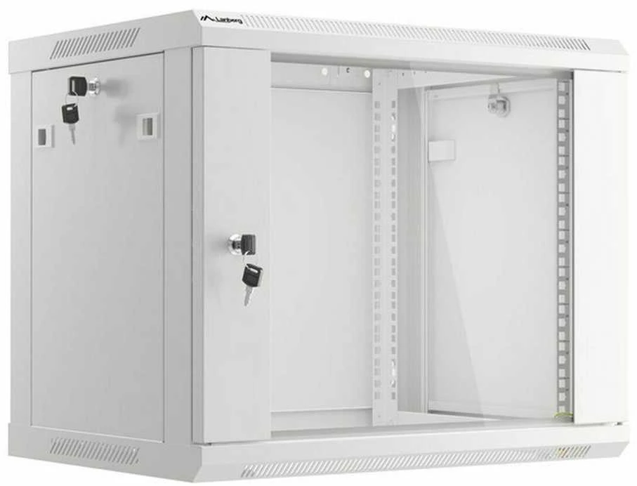 LANBERG WF01-6409-10S sieninis stovas 19 colių išmontuojamas plokščias paketas 9U/600x450mm pilka