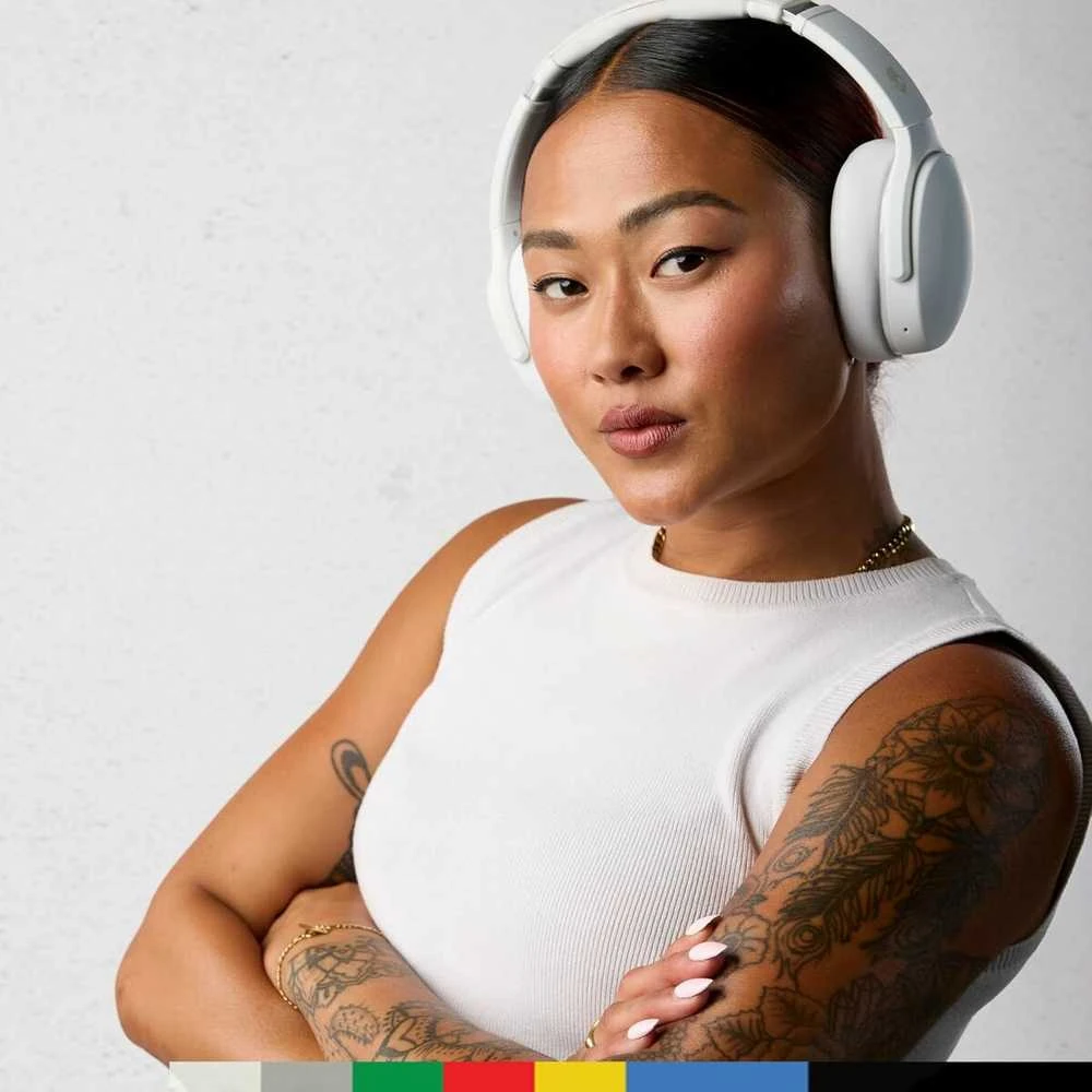 Ausinės Skullcandy Skullcandy Crusher Evo Belaidės Bluetooth Over-Ear Ausinės, Baltas