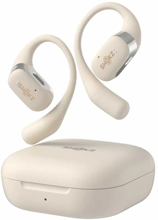 Ausinės Shokz OpenFit, Smėlio spalvos