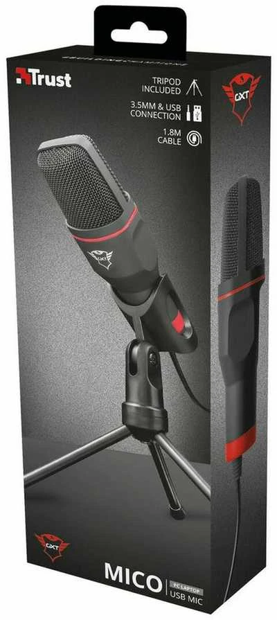 Mikrofonas Trust GXT212 MICO USB Trust, juoda