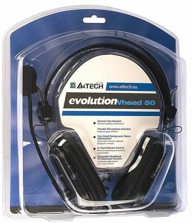 A4Tech A4TSLU09264 A4Tech EVO Vhead 50 Ausinės