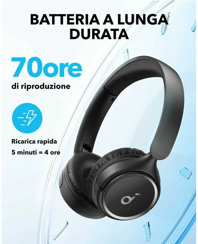 Ausinės Anker Soundcore H30i, Juodos