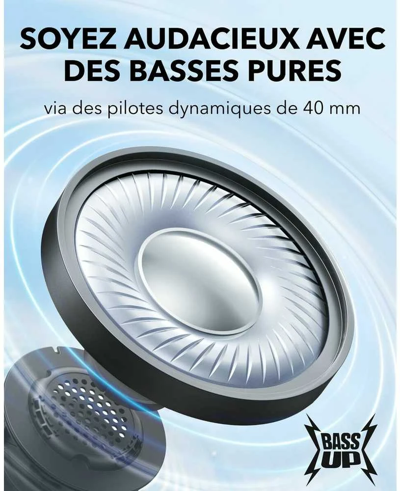 Ausinės Anker Soundcore H30i, Juodos