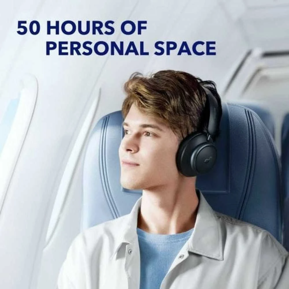 Ausinės Anker Soundcore Space Q45, Juodos