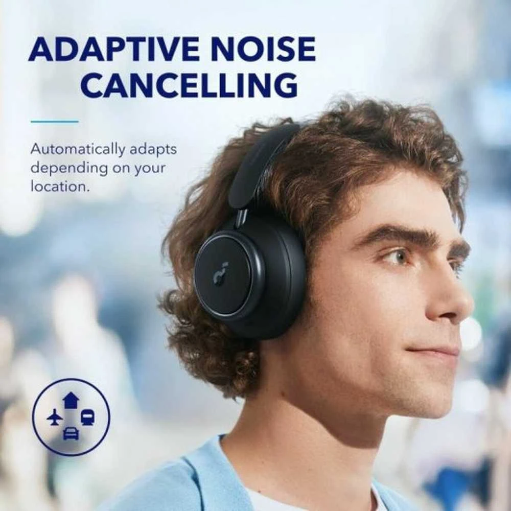 Ausinės Anker Soundcore Space Q45, Juodos