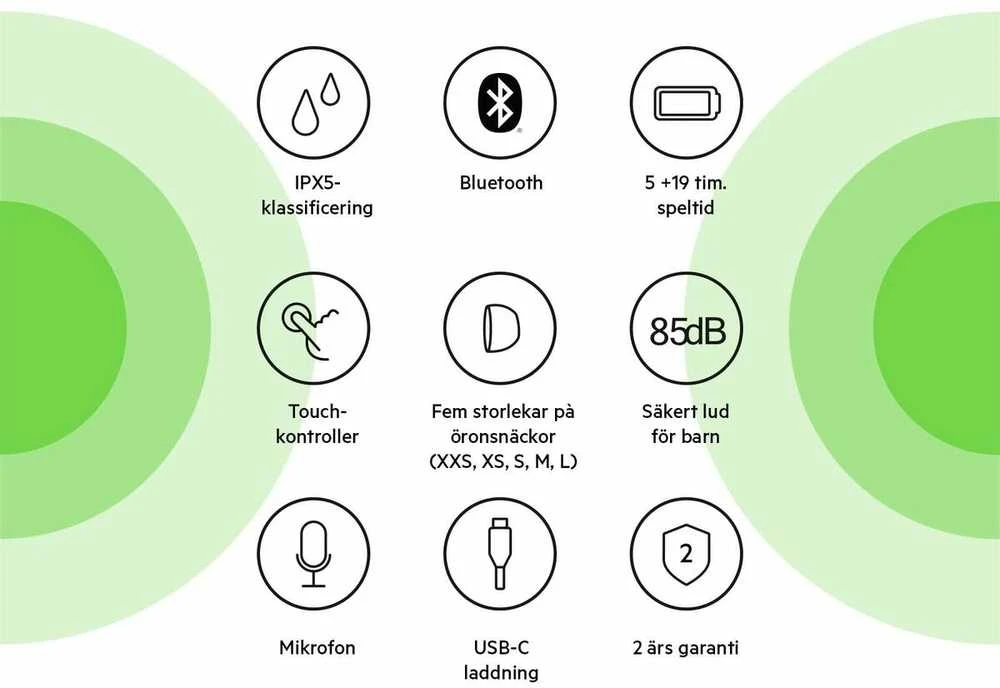 Ausinės Belkin Soundform Nano Belaidės Kids In-Ear rožinė PAC003btPK