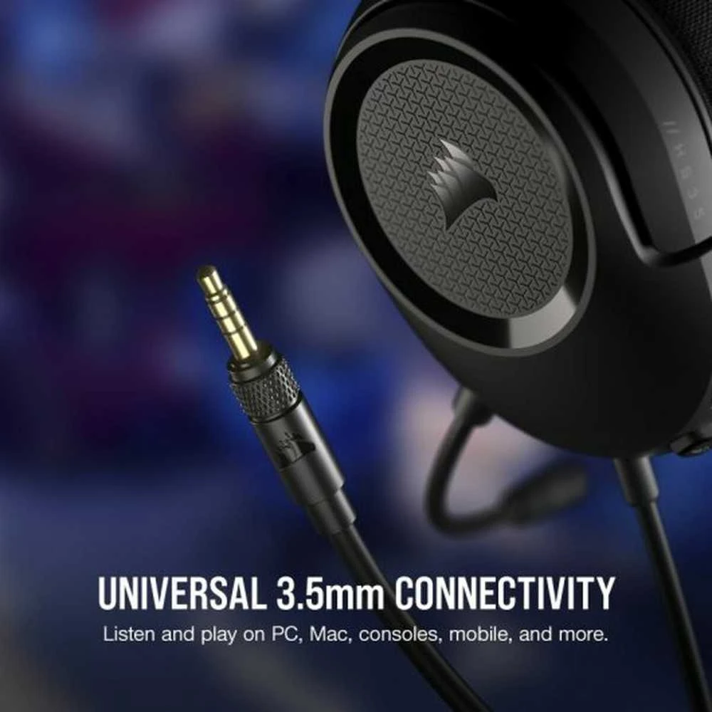 CORSAIR HS35 v2 Multiplatform Ausinės Žaidimams Carbon