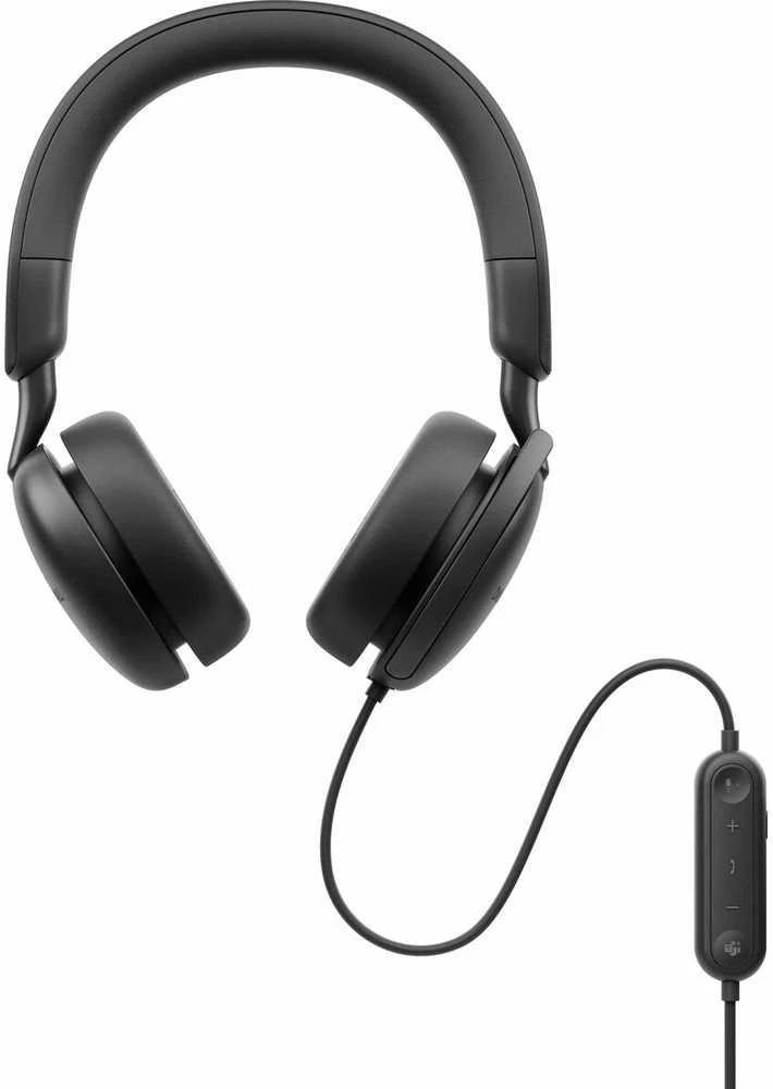 Dell | Pro su laidu Ant ausų uždedamos Ausinės | WH5024 | Su mikrofonu | USB Type-A | ANC | Juodas