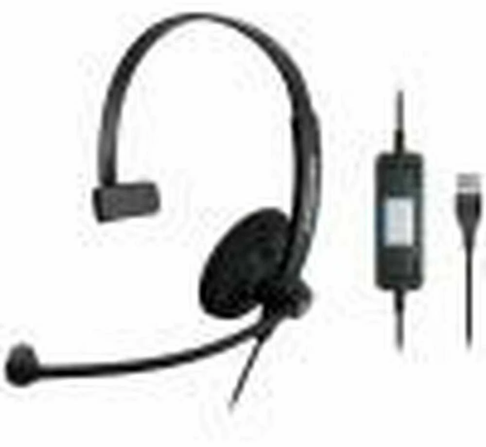 EPOS SENNHEISER SC 30 USB LAIDINIS MONAURALUS Ausinės SU IN-LINE SKAMBUČIŲ VALDYMU MS