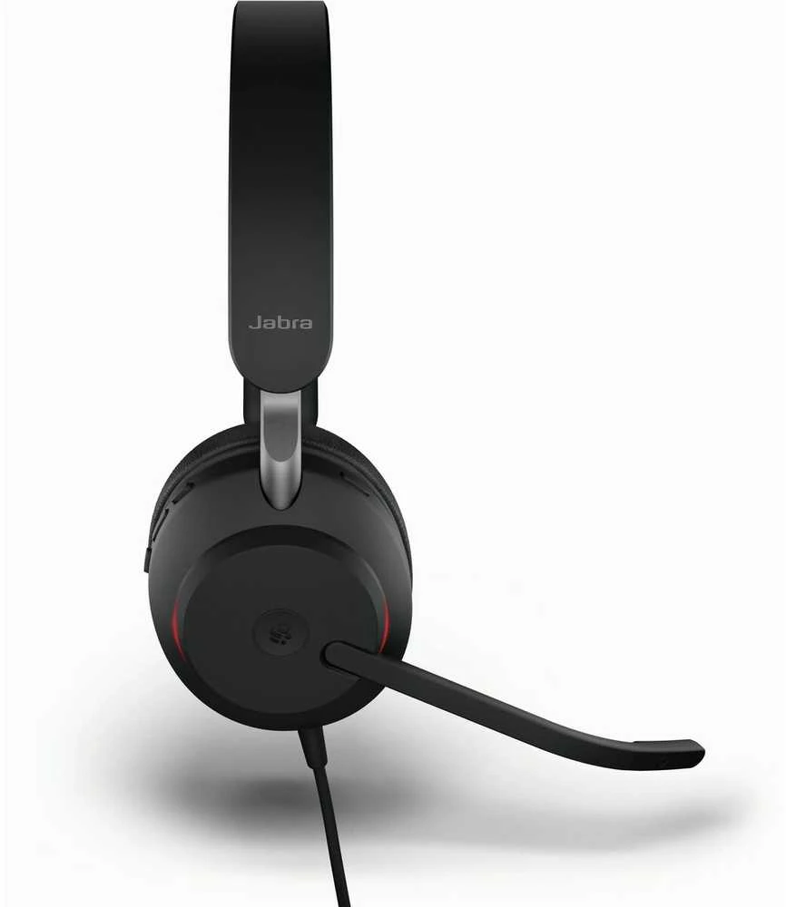 JABRA Evolve2 40 SE MS Stereo Ausinės on-ear su laidu USB-C noise isolating Certified skirta Microsoft Teams